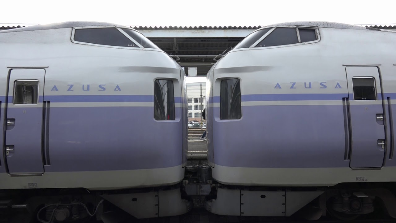 【Ｅ３５１系スーパーあずさ（量産先行車） 解結作業】