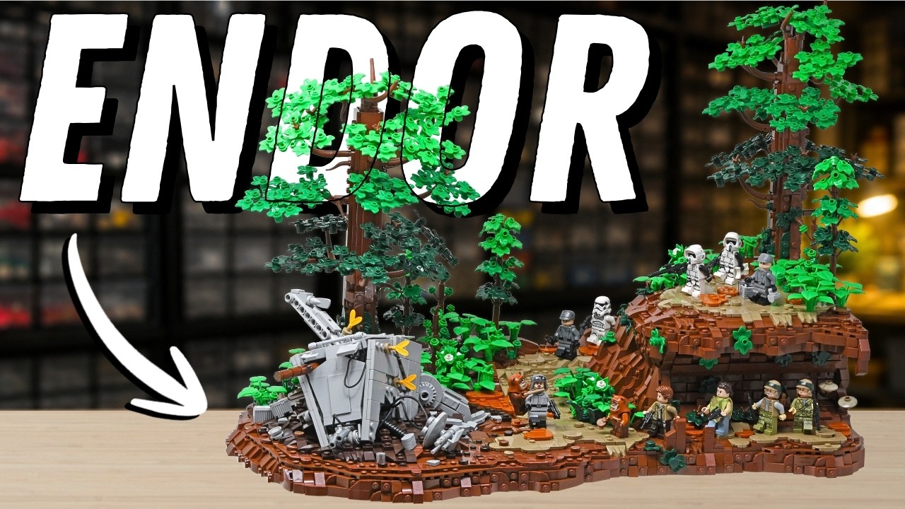 I Build the Ultimate LEGO Star Wars Endor MOC