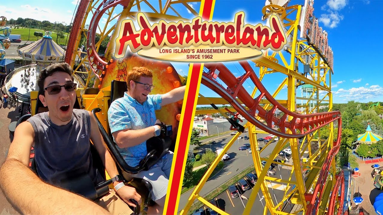 This Rollercoaster ROCKS While You ROLL (4K Reverse Ridercam)- Adventureland, Long Island, NY
