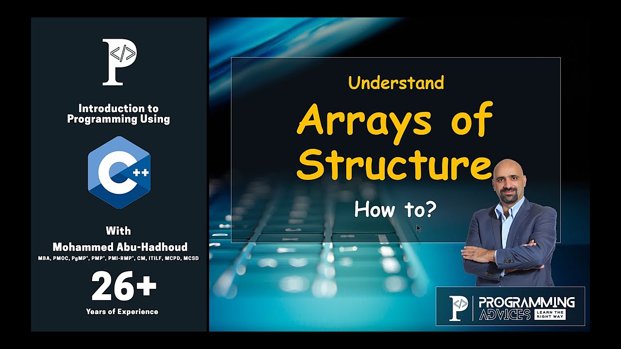 Lesson #41 - Arrays of Structure