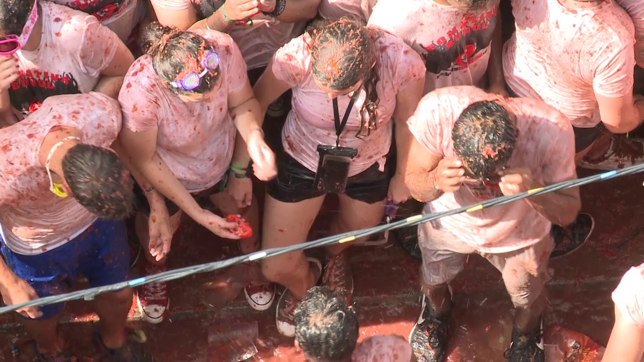 Tomatina 2018, Buñol Spain