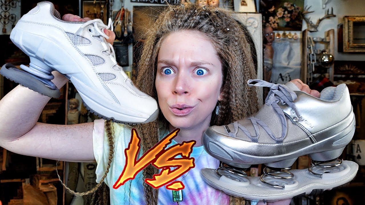 SHOES with ~Springs~ VS EXTREME Shoes with SPRINGS! 👟 -  UNBOXING