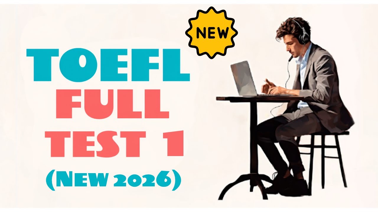 TOEFL 2026 Full Mock Test 1 #toefl2026 #toefl