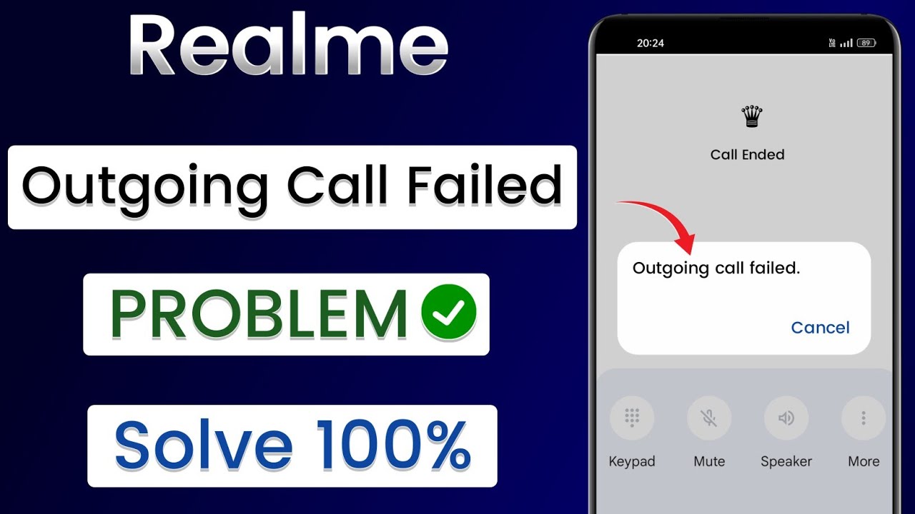 Outgoing Call Failed Realme | How To Fix Outgoing Call Failed Problem | Outgoing Call Failed Problem