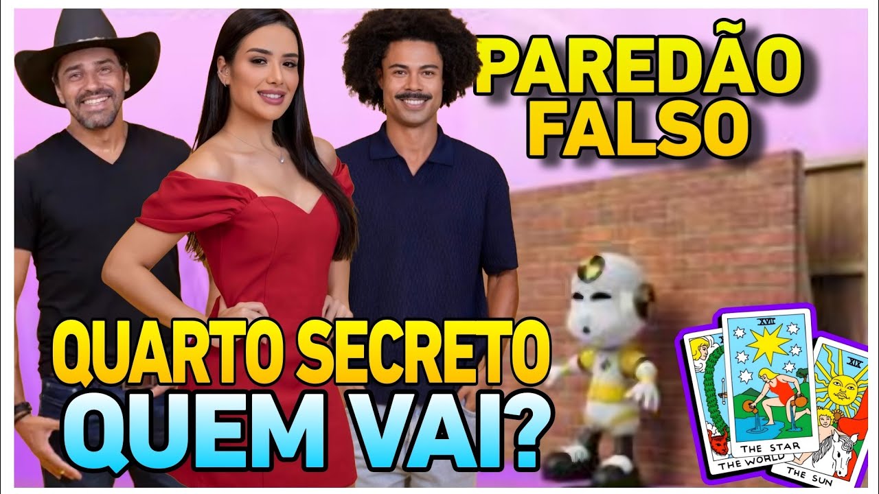 PAREDÃO FALSO: QUEM VAI PARA O QUARTO SECRETO DO BBB 26? - TAROT REVELOU🔮