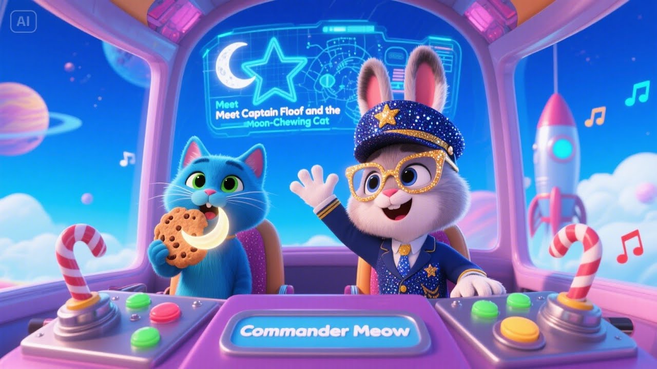 Rocket Bus to Rainbow Town | Colorful Kids Song | Magical Space Adventure Rhyme