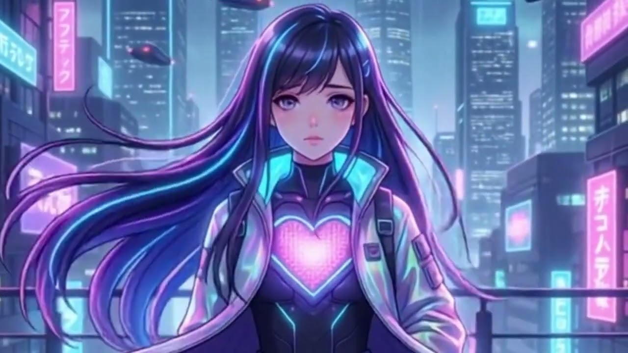 Neon Heart (Official Full Music) ✨ Future K-Pop Vibes