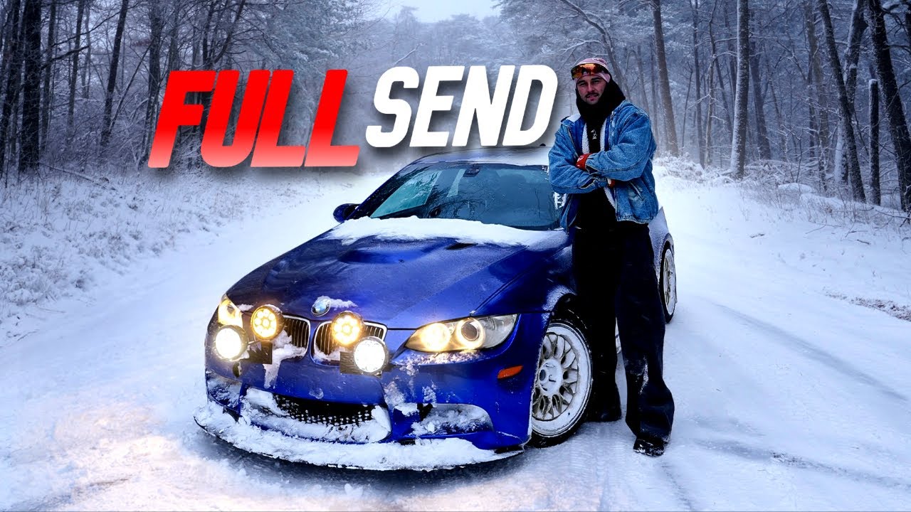 DRIFTING M3 LIKE I DON&rsquo;T LOVE MY LIFE (snow rally edition) 