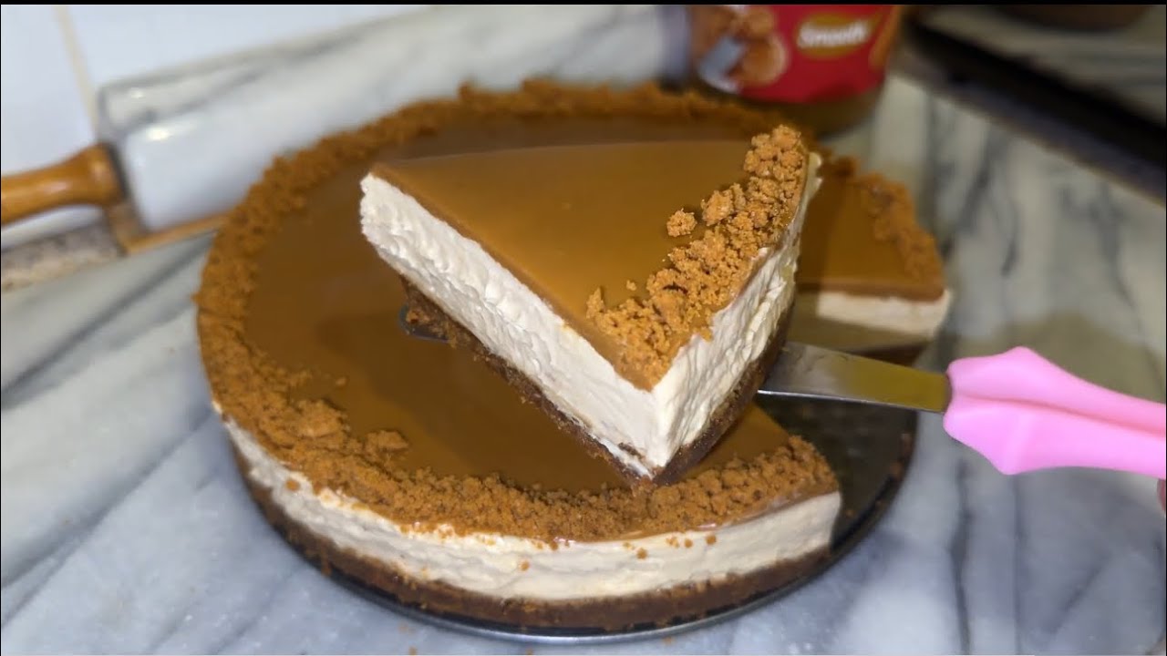 Lotus Biscoff Cheesecake Recipie😍🎂🍰🧁 #easter #biscoff #cake 