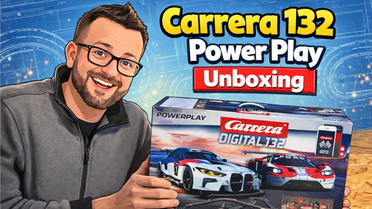 Unboxing Carrera Digital 132 Powerplay - Wir bauen eine Rennstrecke Teil 2