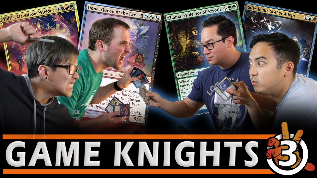 Commander Gameplay! Yidris, Silas Renn, Titania, & Oona EDH | Game Knights 3 Magic the Gathering