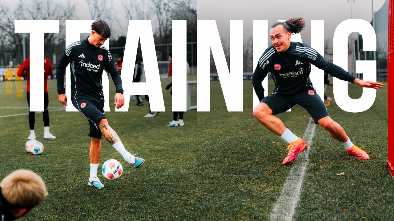 Eintracht Frankfurt bereitet sich auf das nächste Spiel vor 💪🔥