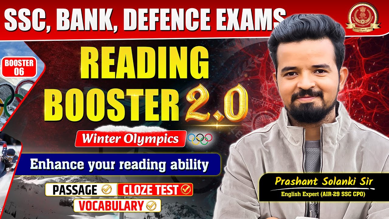 Reading Booster 2.0 | Class-06| Master Reading Comprehension for All Exams | By Prashant Sir