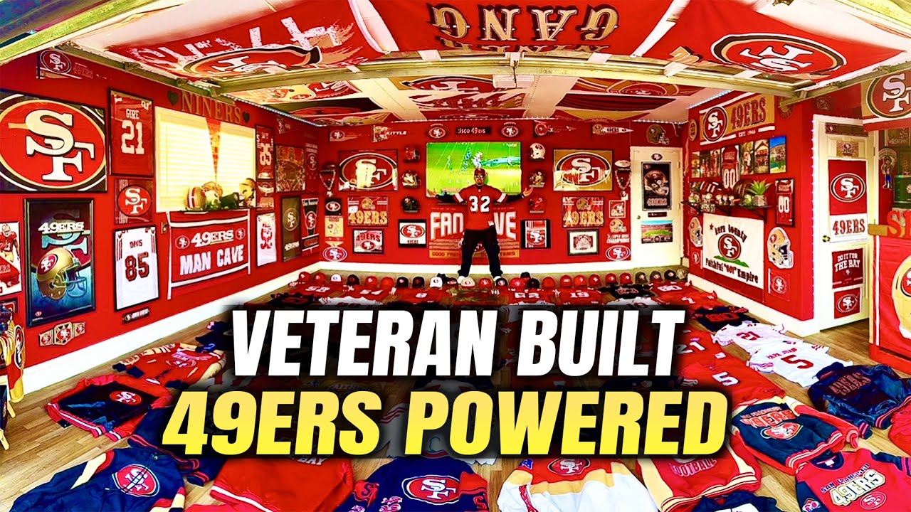 Внутри лучшей фан-пещеры &laquo;49ers&raquo; | Построена ветераном армии США