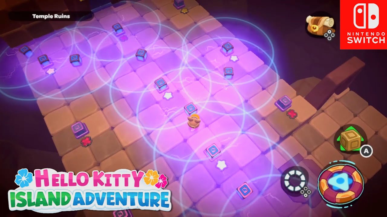 Hello Kitty Island Adventure Switch: Quest Petal Puzzle, Difficult Temple Ruins - Find 3 Petal