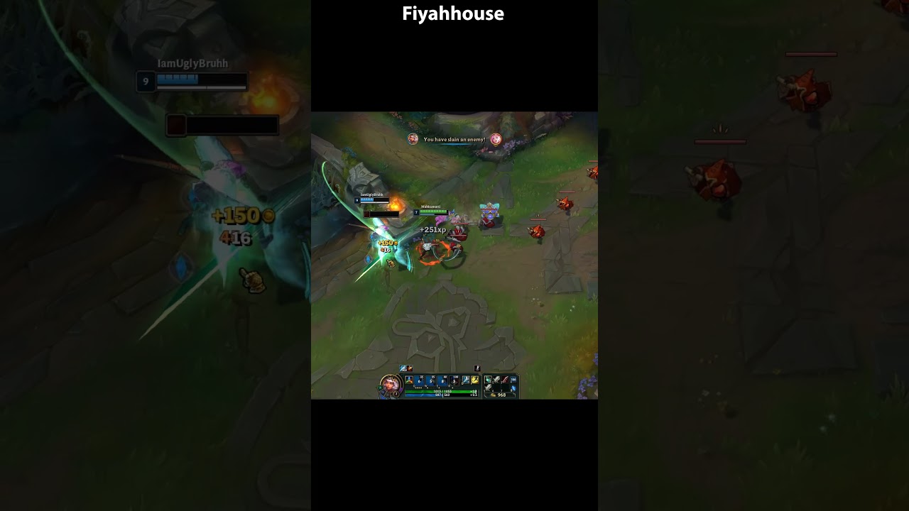 Nice Qiyana Gank! League Of Legends! #Shorts #LoL