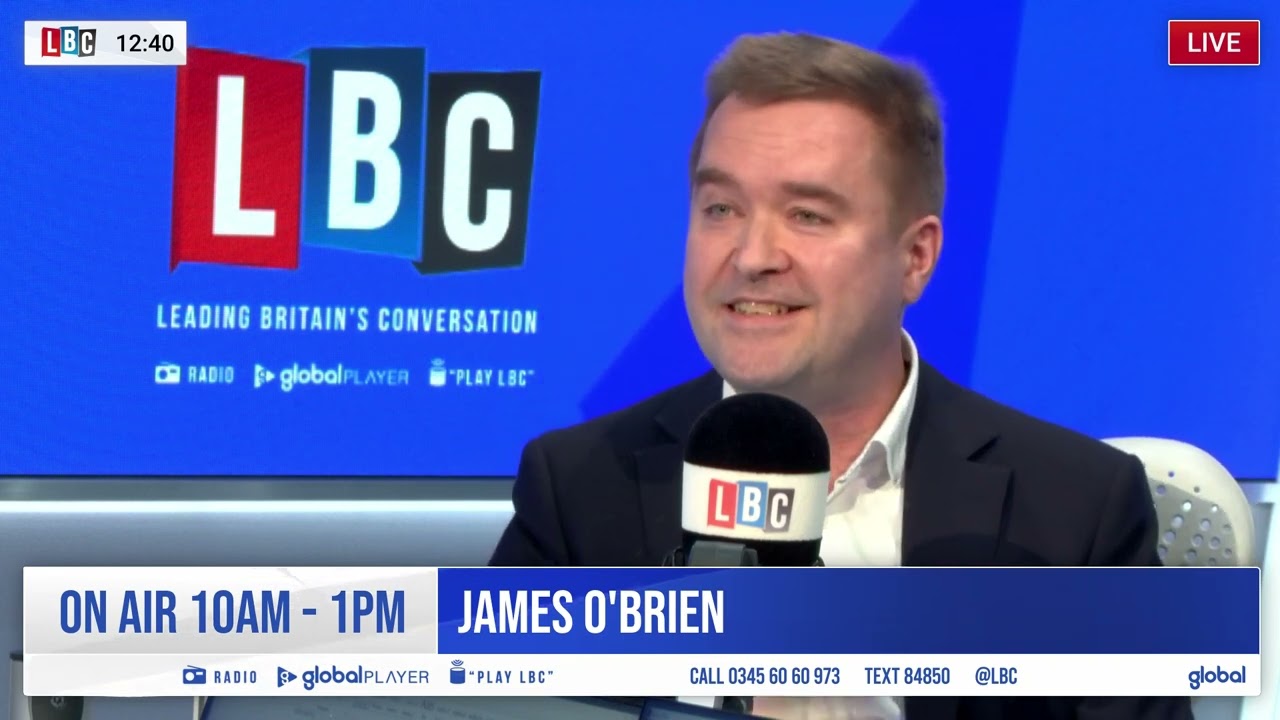 Reform Political Advertising on James O'Brien's LBC show