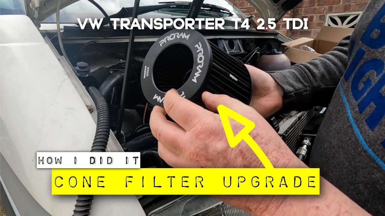 VW T4 2.5tdi RAMAIR cone air filter upgrade - was it worth it?