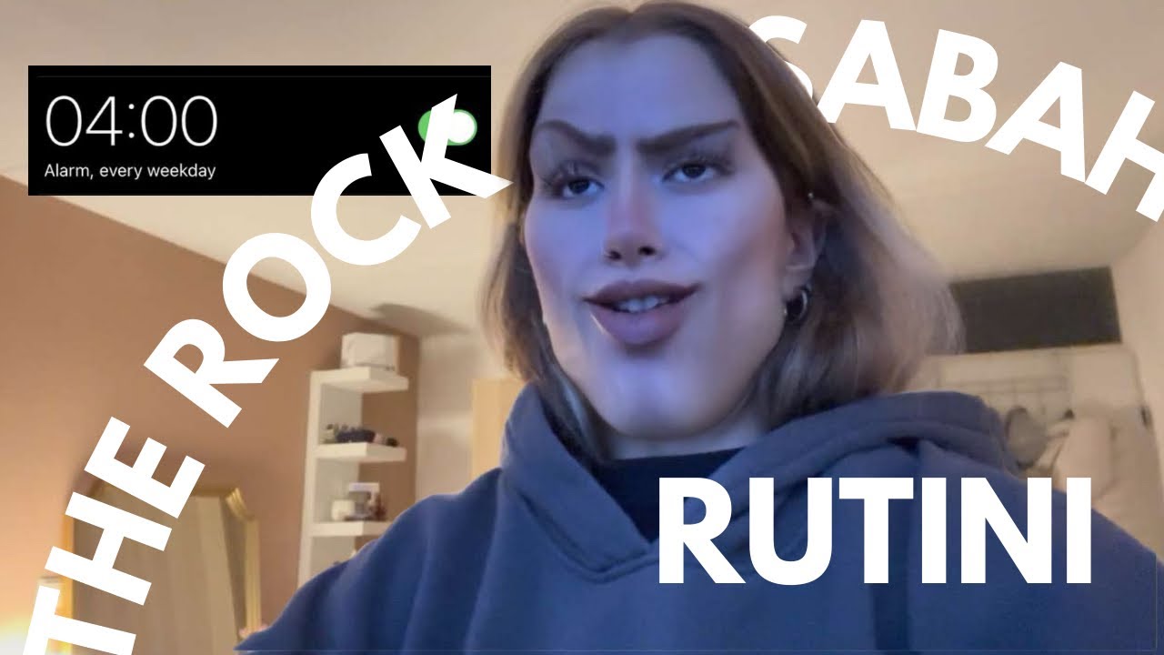 THE ROCK GİBİ BİR GÜN GEÇİRDİM! Kaya gibi (şaka🗿) disiplin nasıl inşa edilir? SIRT GÜNÜ|Diyet Planı