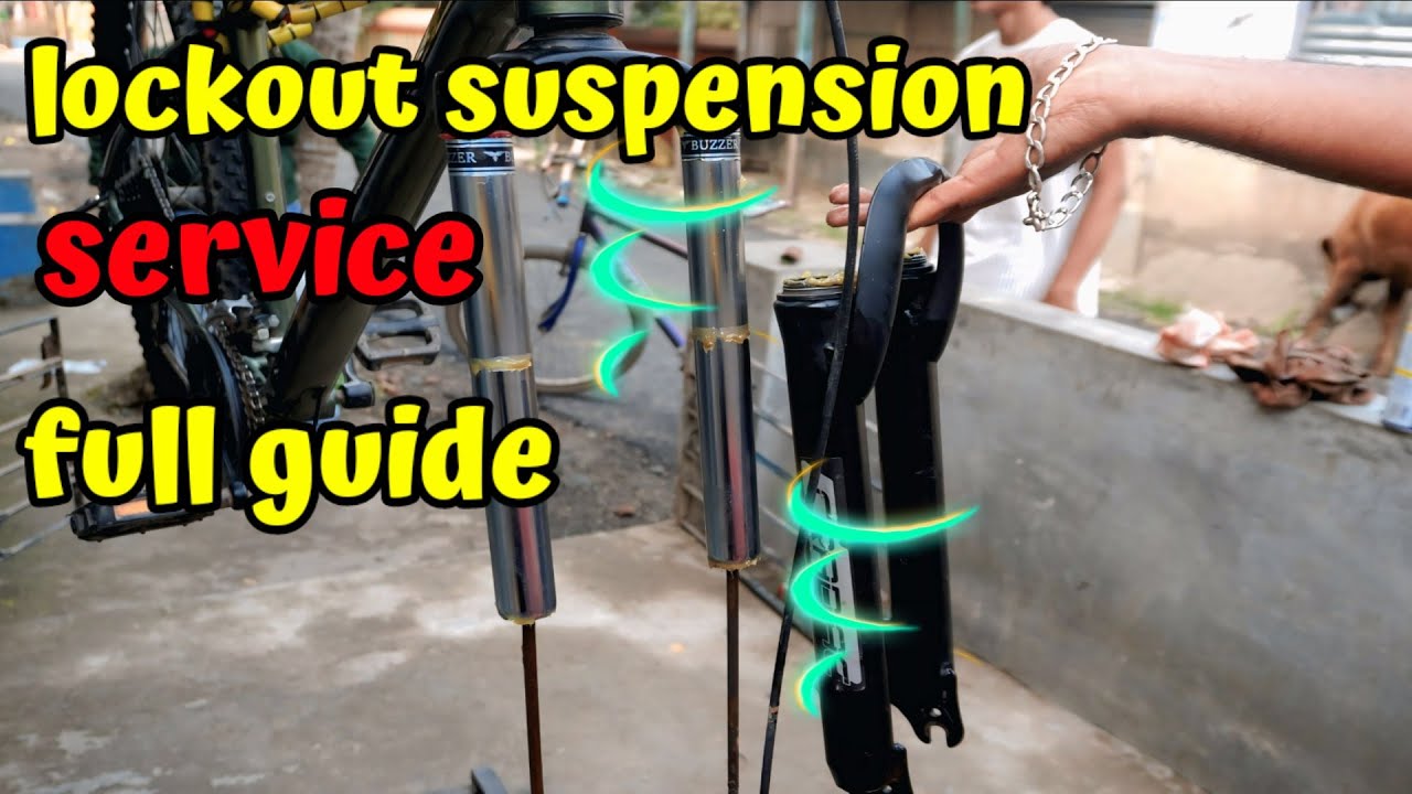 MTB Fork Lockout Service at Home! (EASY DIY Repair|Fork Lockout NOT Working? How to FIX it for FREE