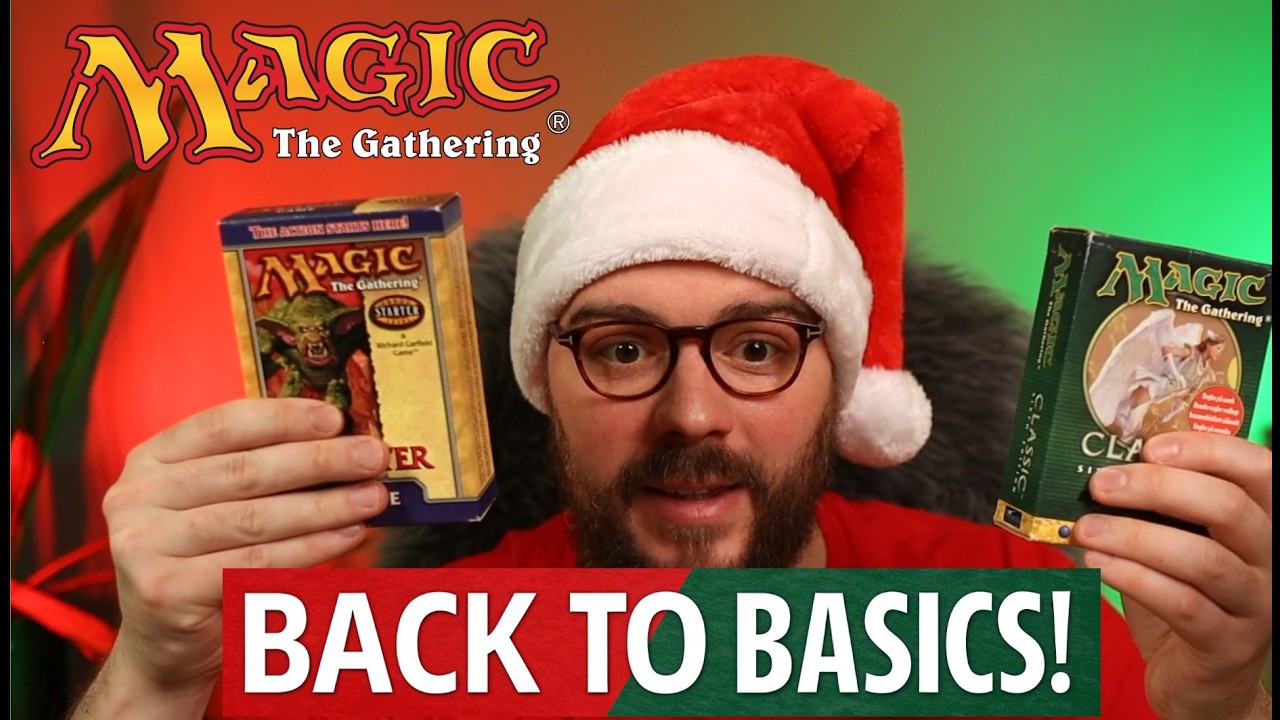 Распаковка стартовой колоды Vintage Magic — постеры, руководства и классические карты!
