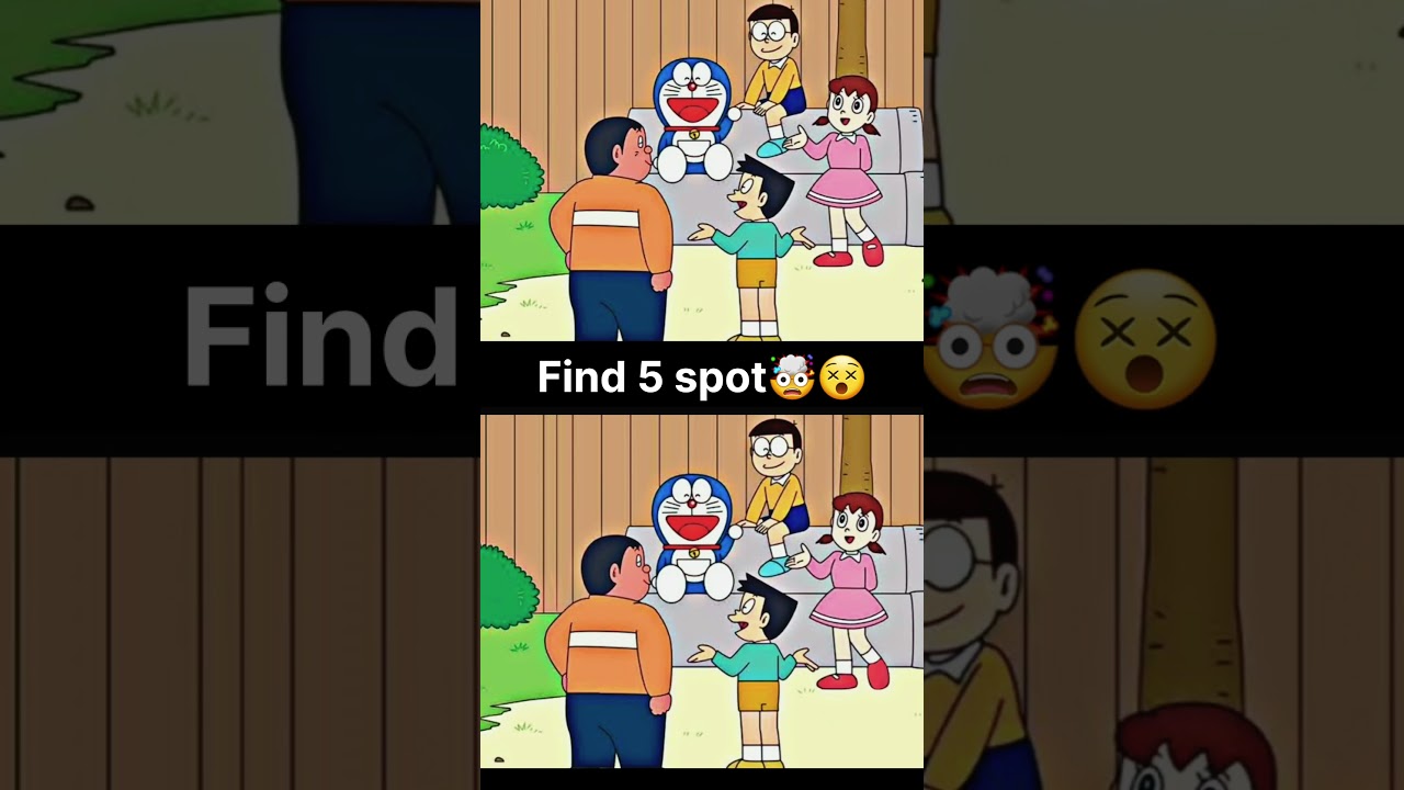 Spot the 5 Differences: Challenge Your Observation Skills😵😵|| 