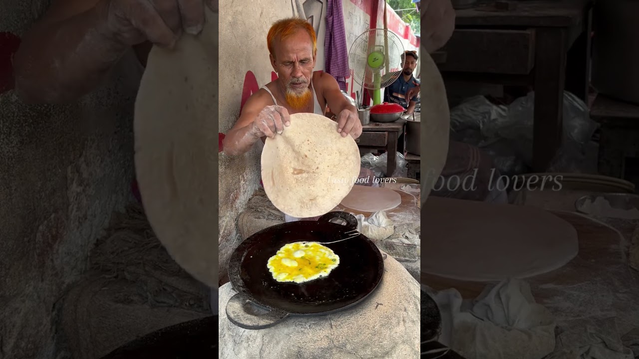 Amazing Egg Roti Making