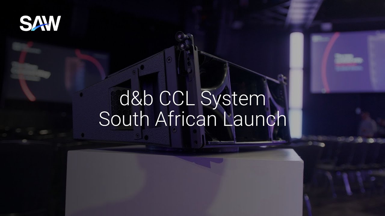 d&b CCL System Launch South Africa | Compact Cardioid Line Array Unveiled