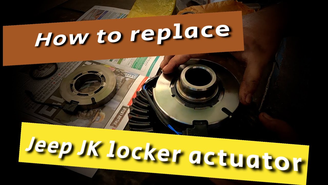 How to fix and replace Jeep JK rubicon Dana 44 e-locker actuator