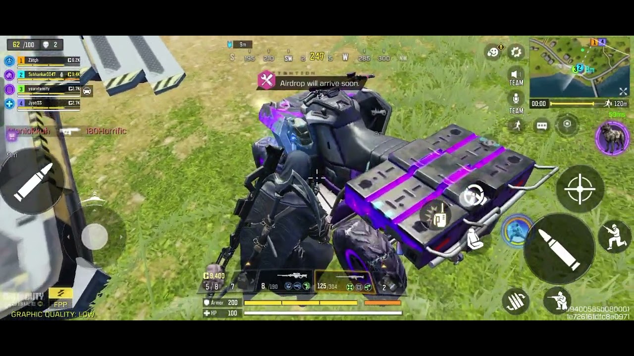 Winning in black out map in call of duty mobile 