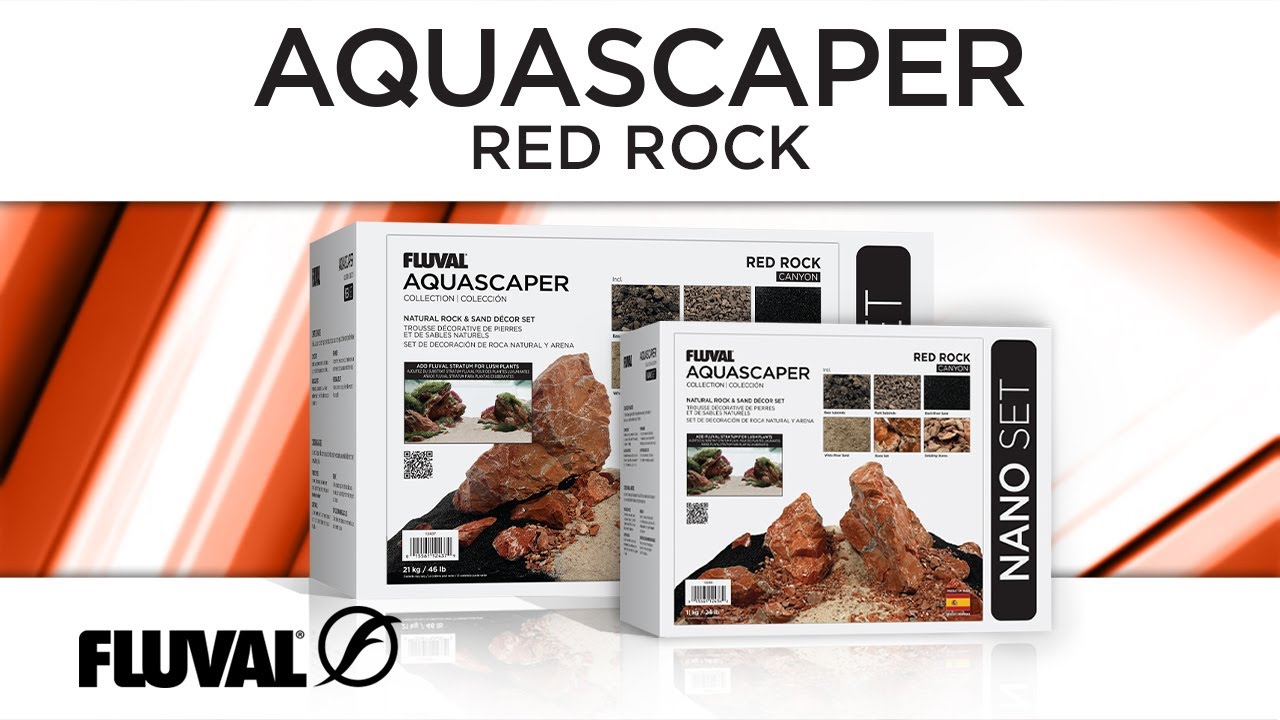 FLUVAL AQUASCAPER COLLECTION | Red Rock Décor Set