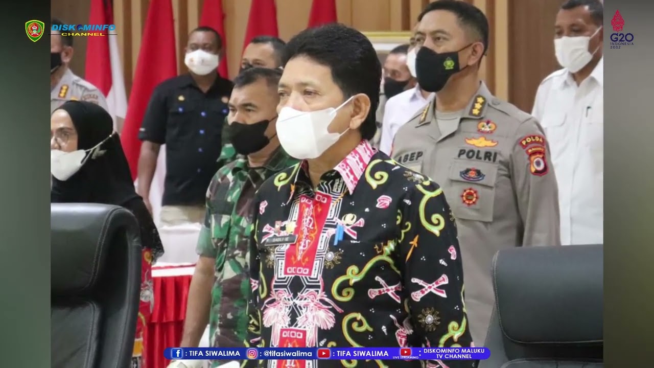 KAPOLDA MALUKU BUKA RAKOR KESIAPAN HARI RAYA IDUL FITRI 1443 TAHUN 2022