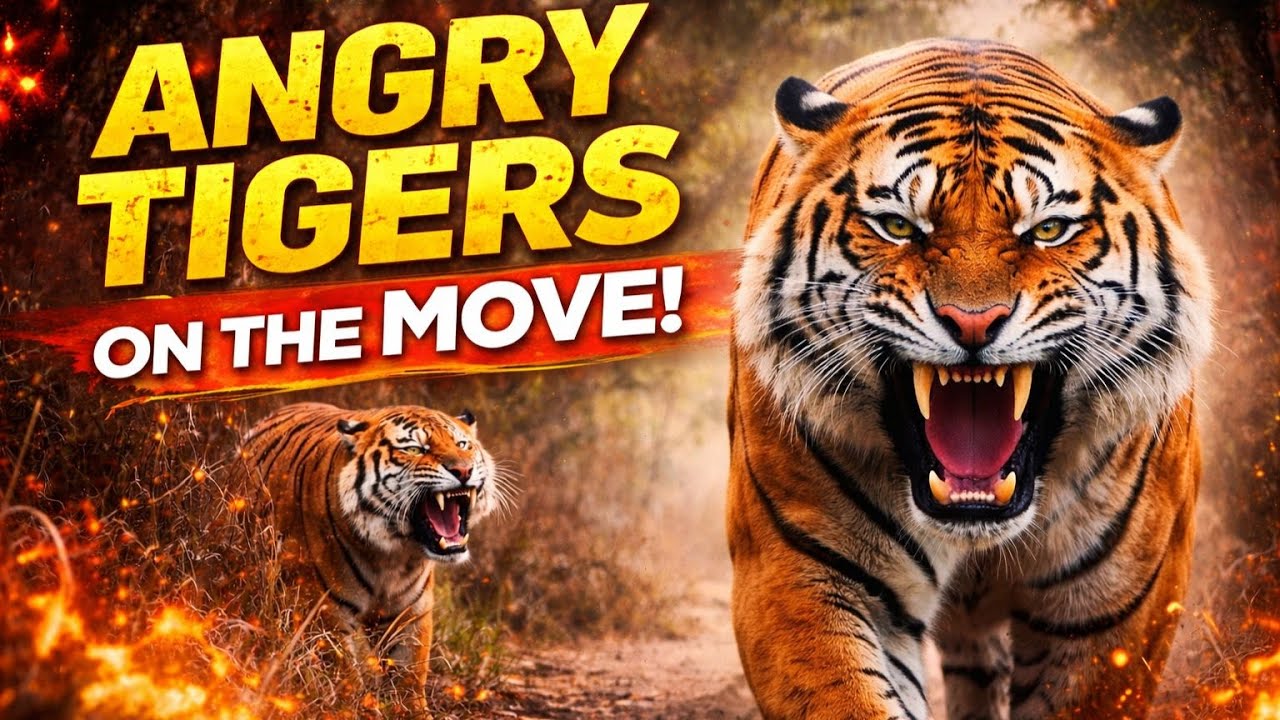 यहां हर 500 मीटर पर टाइगर रहते हैं | महोफ गेट से सफारी | furious tiger of pilibhit zone 1 #tiger 