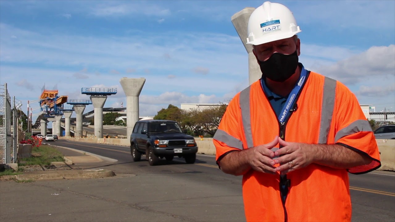 Rail Construction Traffic Update in 60 Seconds - Aolele St and H-1 On-ramp Overnight Closures