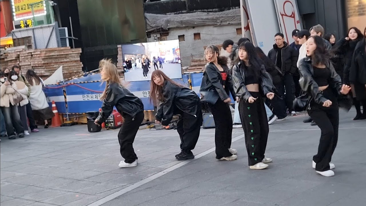 [STREET ARTIST] 4×4 STUDIO. GUEST: MAJESTY. SINCHON BUSKING. 230225.