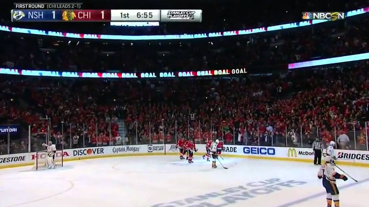 Antoine Vermette goal vs. Nashville Predators. April 21th, 2015 (HD)