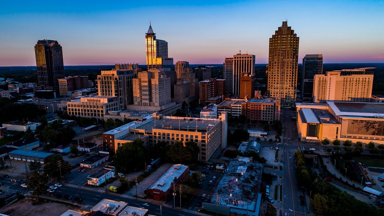 Here are the tallest buildings in downtown Raleigh