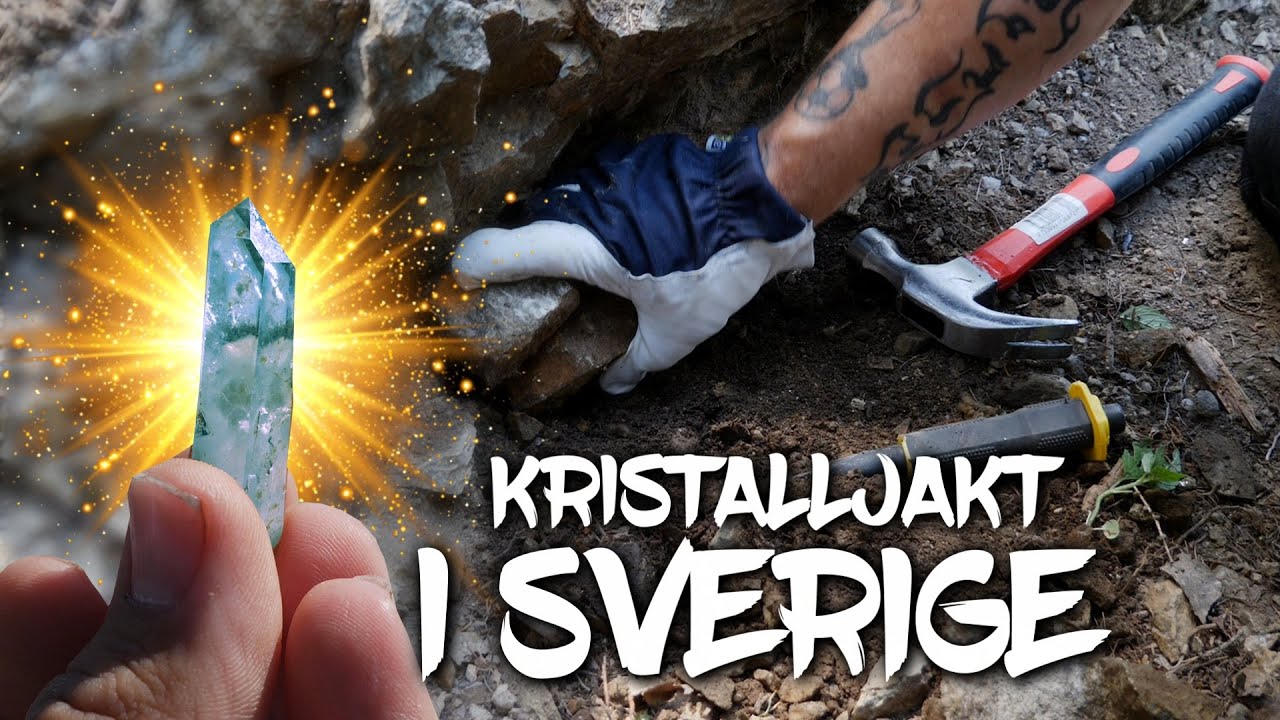 Kristalljakt i Sverige   Hittar Äkta Kristall