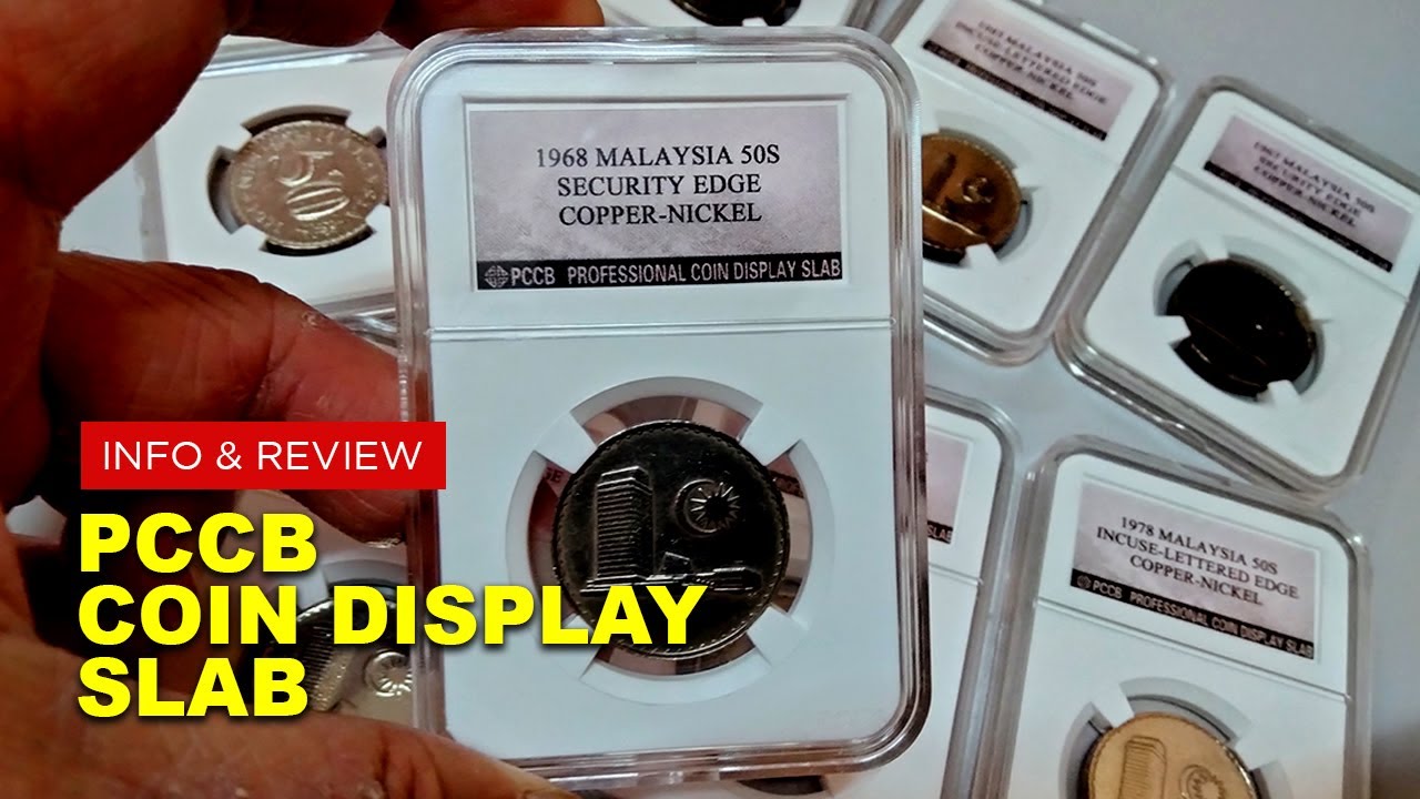 🔥 PCCB Coin Display Slabs I Kapsul Paparan Duit Syiling