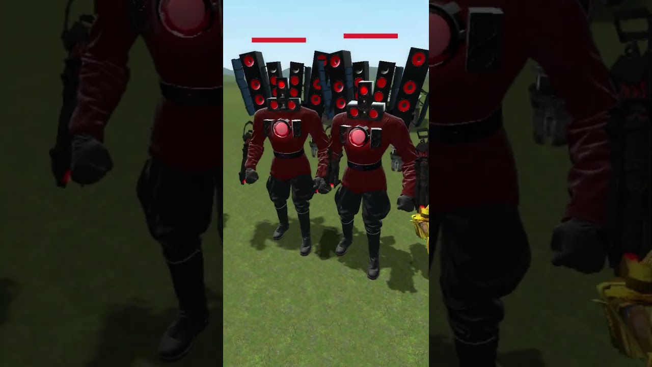 SKIBIDI TOILETS ALL MECHA BOSS VS SPEAKER MAN TITAN #shorts #gmod