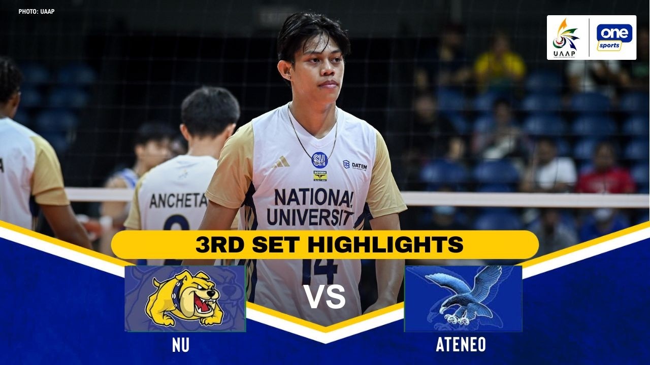 NU vs ATENEO | SET 3 HIGHLIGHTS | UAAP SEASON 88 MEN&rsquo;S VOLLEYBALL | MAR 8, 2026