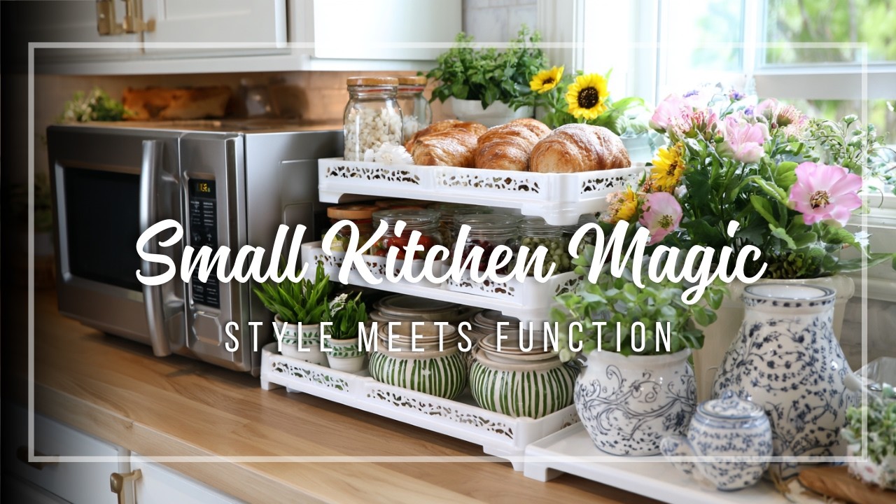 Small Kitchen Hacks! 💡 Space Saving & Stylish Organization Tips You Need!