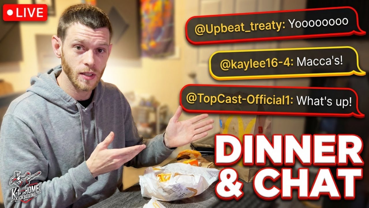 Saturday Night Chat 🍔 McDonald’s Dinner & Hanging With Subscribers