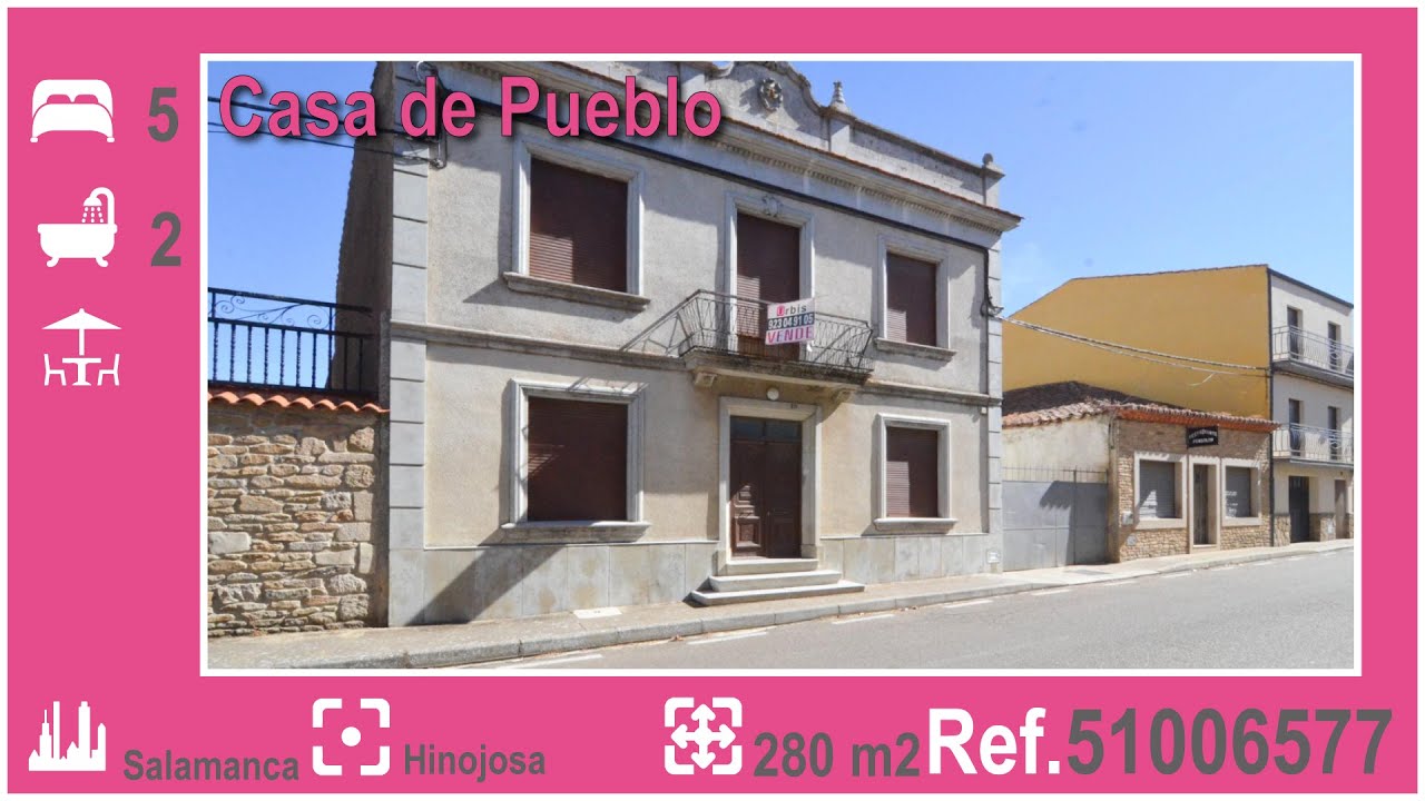 51006577 Urbis te ofrece una estupenda casa en venta en Hinojosa de Duero, Salamanca