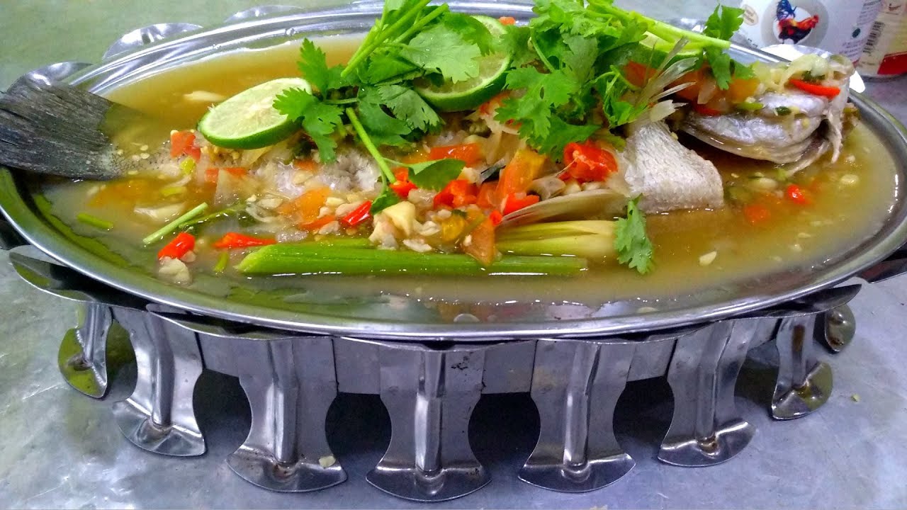 Resepi siakap stim limau ala Thai || Rizal tomyam