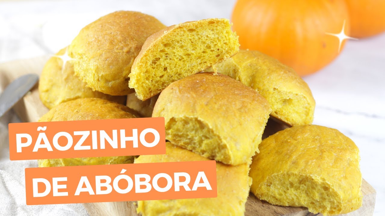 PÃO DE ABÓBORA FÁCIL E RÁPIDO!