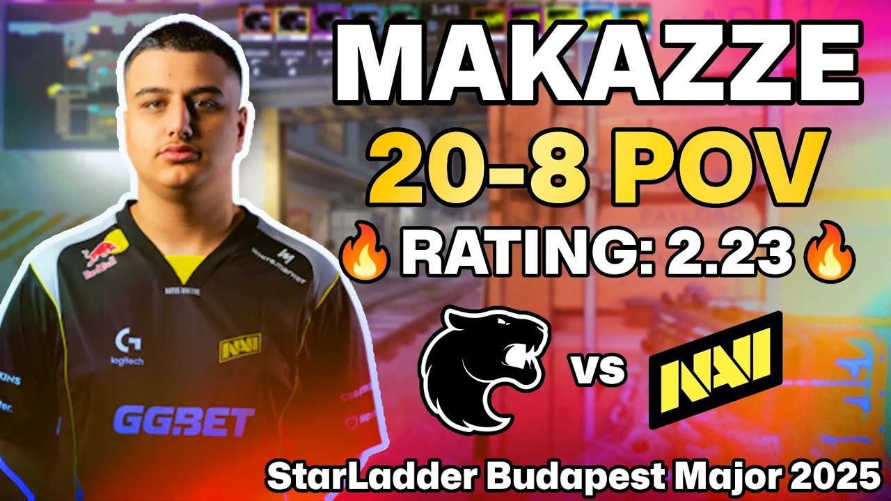 MAKAZZE 20-8 POV vs FURIA (Train) | QUARTER FINAL StarLadder Budapest Major 2025