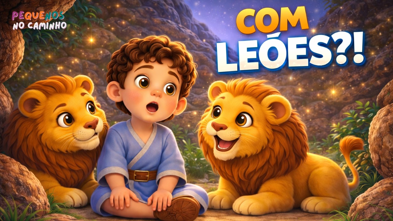 Daniel na Cova dos Leões 🦁 | Lá na Cova Deus Estava 💛 | Música Infantil Cristã