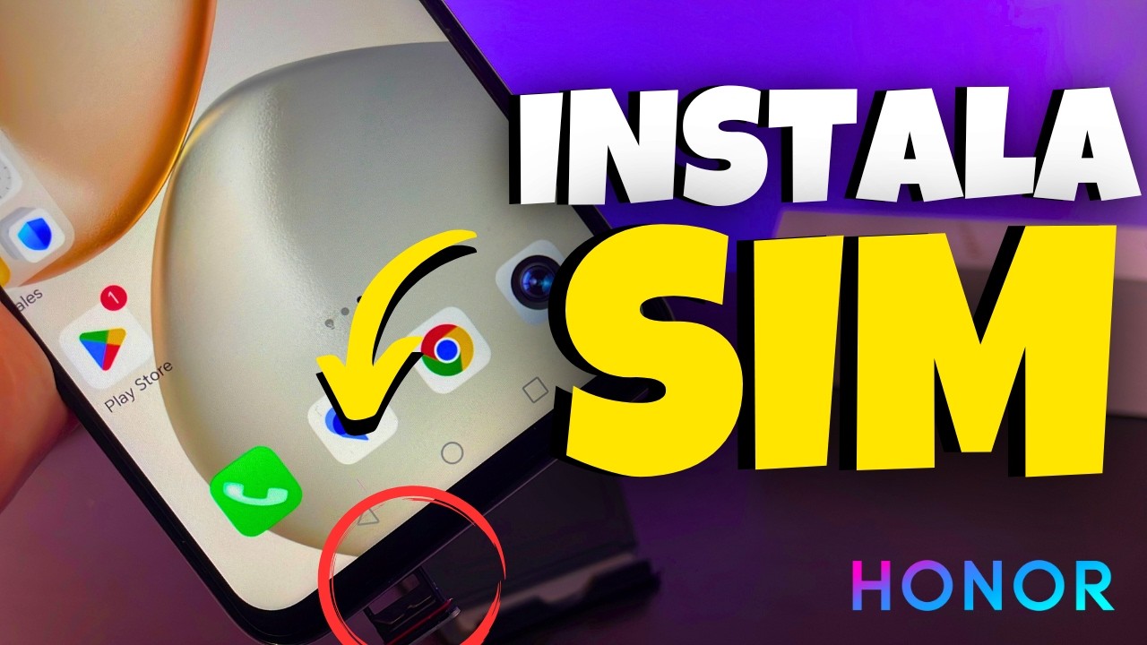 ⚙️ HONOR 400 Smart 5G Como PONER  o  INSTALAR de SIM y DUAL SIM paso a paso