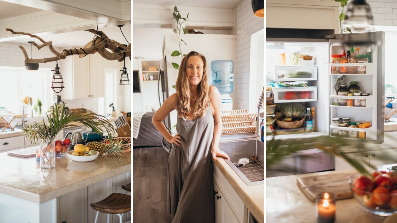 VEGAN KITCHEN TOUR🌿 + updated what's in my fridge!
